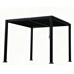 Pergola EXOTICA avec lames orientables 8 pi x 8 pi.