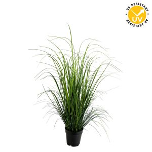 Herbe oignon artificielle en pot