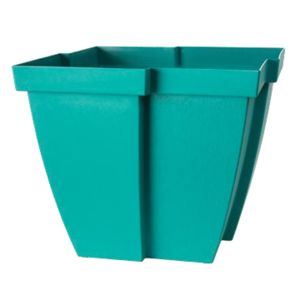 Jardinière carrée QUATTRO bleue