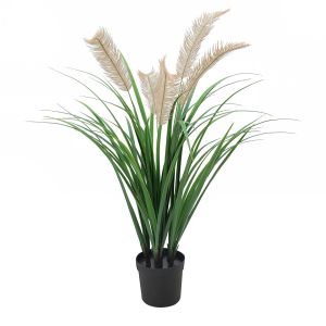 Graminée artificiel avec 5 plumes