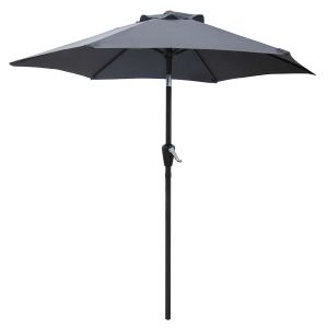 Parasol noir 7 pi Inclinable.