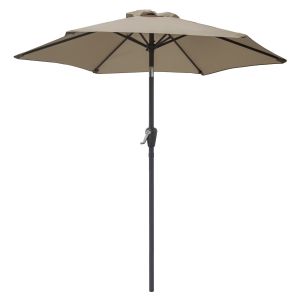 Parasol beige 7 pi Inclinable.