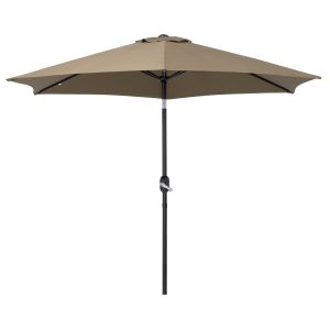 Grand parasol beige 9 pi Inclinable.