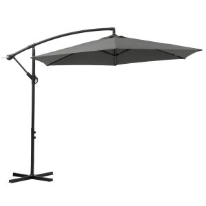 Parasol suspendu gris 10 pi.