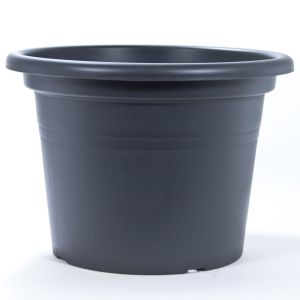 Pot en plastique TERAPLAST couleur gris