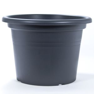 Pot en plastique TERAPLAST couleur gris