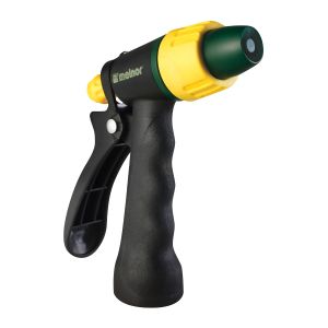 Pistolet à buse réglable pour tuyau d'arrosage de marque Melnor.