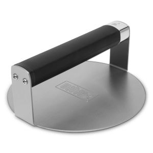 Presse à hamburgers pour plancha WEBER Acier inoxydable.