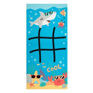 Serviette de plage avec jeux imprimés