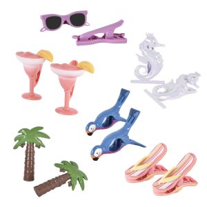 Pinces à serviette de plage amusantes