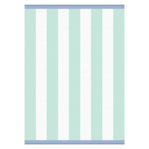 Tapis extérieur turquoise en polypropylène