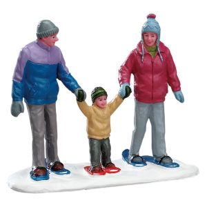 Figurines raquettes en famille