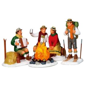 Figurines Fête en ski alpin