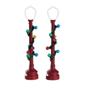 Lampadaires rouges Globe