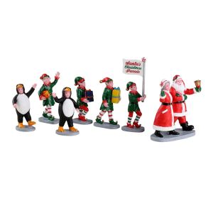 Défilé des lutins du Père Noël Taille approximative : 3.31 po x 7.48 po x 1.18 po.