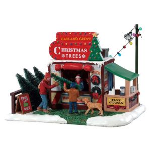 Le kiosque de vente de sapins LEMAX
