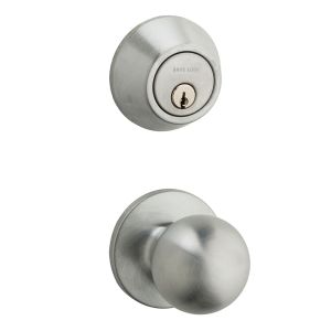 Ensemble combo RÉGINA SAFELOCK Satin chrome.