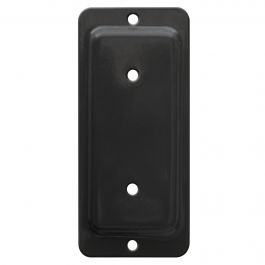 Plaque d'Assise pour 2 po x 4 po Noire