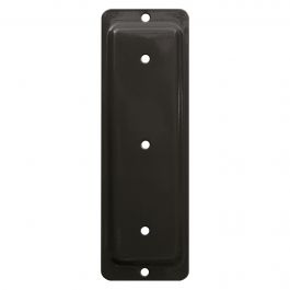 Plaque d'Assise pour 2 po x 6 po Noire