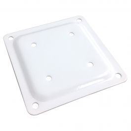 Plaque d'Assise pour 4 po x 4 po Blanche