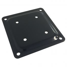 Plaque d'Assise pour 4 po x 4 po Noire