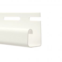 Moulure de vinyle en J BLanche