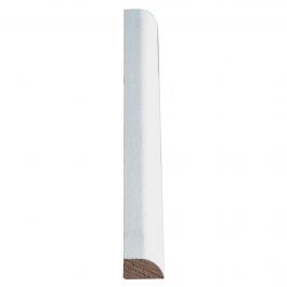 Quart de rond en pin jointé peint