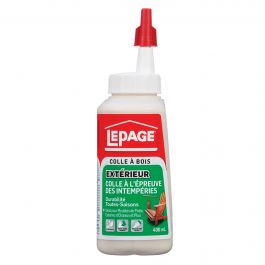 Colle à bois extérieur à l'épreuve des intempéries