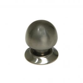 Bouton d'armoire nickel brossé 1 1/4 po