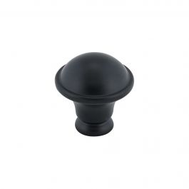 Bouton d'armoire métal noir mat
