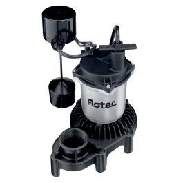 Pompe de puisard submersible verticale 1/3 HP