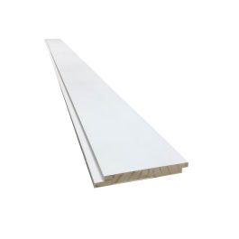 Lambris en pin jointé blanc Nickel Gap
