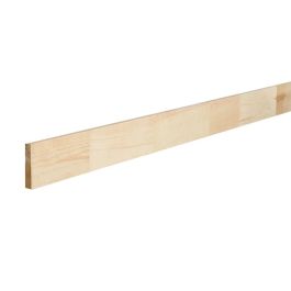 Planche en bois de pin jointé blanc