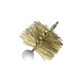 Brosse ronde souple pour poêle aux granules 4 po