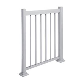 Section de rampe en aluminium blanc ENTOURAGE