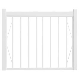 Ensemble de barrière pour piscine en aluminium blanc Entourage
