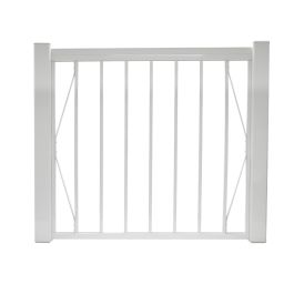 Ensemble de barrière pour piscine en aluminium blanc Série 2000