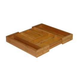 Organisateur de tiroir extensible en bambou