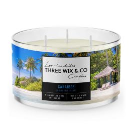 Chandelle à 3 mèches Caraïbes