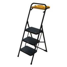 Escabeau PRO en acier noir Type 1A
