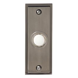 Sonnette illuminée câblée nickel brossé