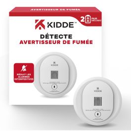 Avertisseur de fumée compact à piles