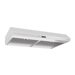 Hotte de cuisinière blanche Sahale