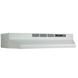 Hotte de cuisinière blanche série BU2
