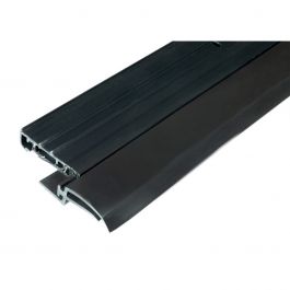 Coupe-froid en vinyle noir pour porte de garage