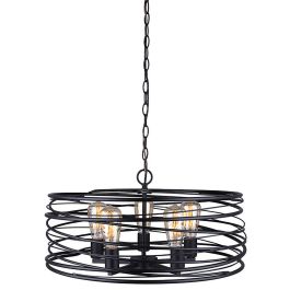 Luminaire suspendu noir mat Ryland