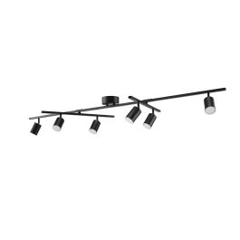Luminaire sur rail noir mat Hudson