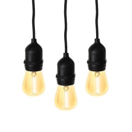 Guirlande lumineuse à 12 ampoules rétro
