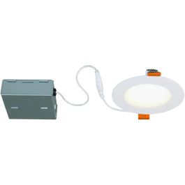 Luminaire encastré complet à DEL blanc mat Stak