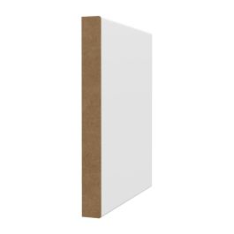 Moulure rectangulaire MDF avec apprêt blanc